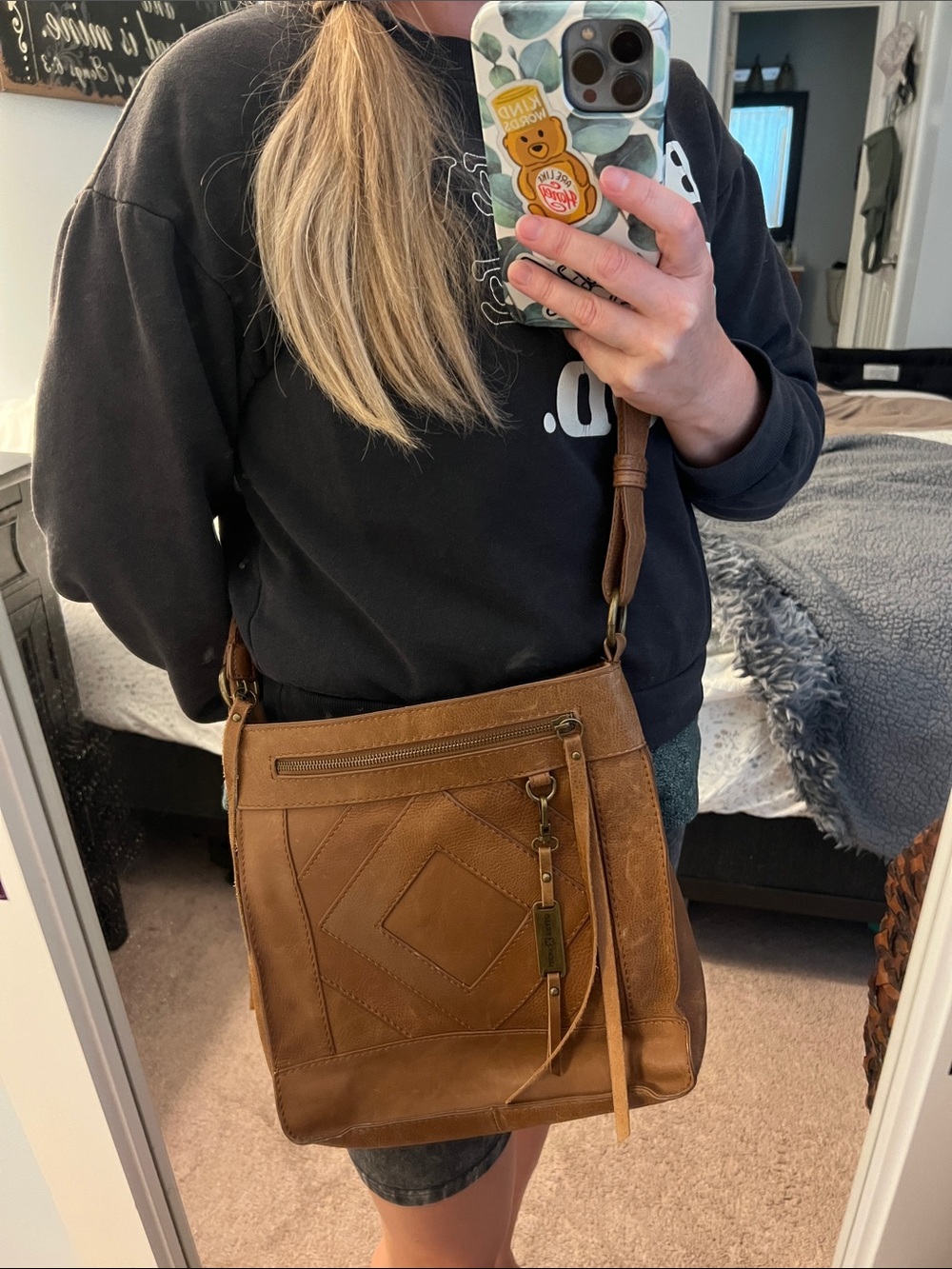 Lucky Brand leather crossbody purse - Picture 9 of 17